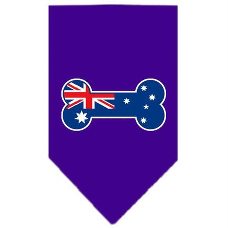 UNCONDITIONAL LOVE Bone Flag Australian Screen Print Bandana Purple Small UN757632